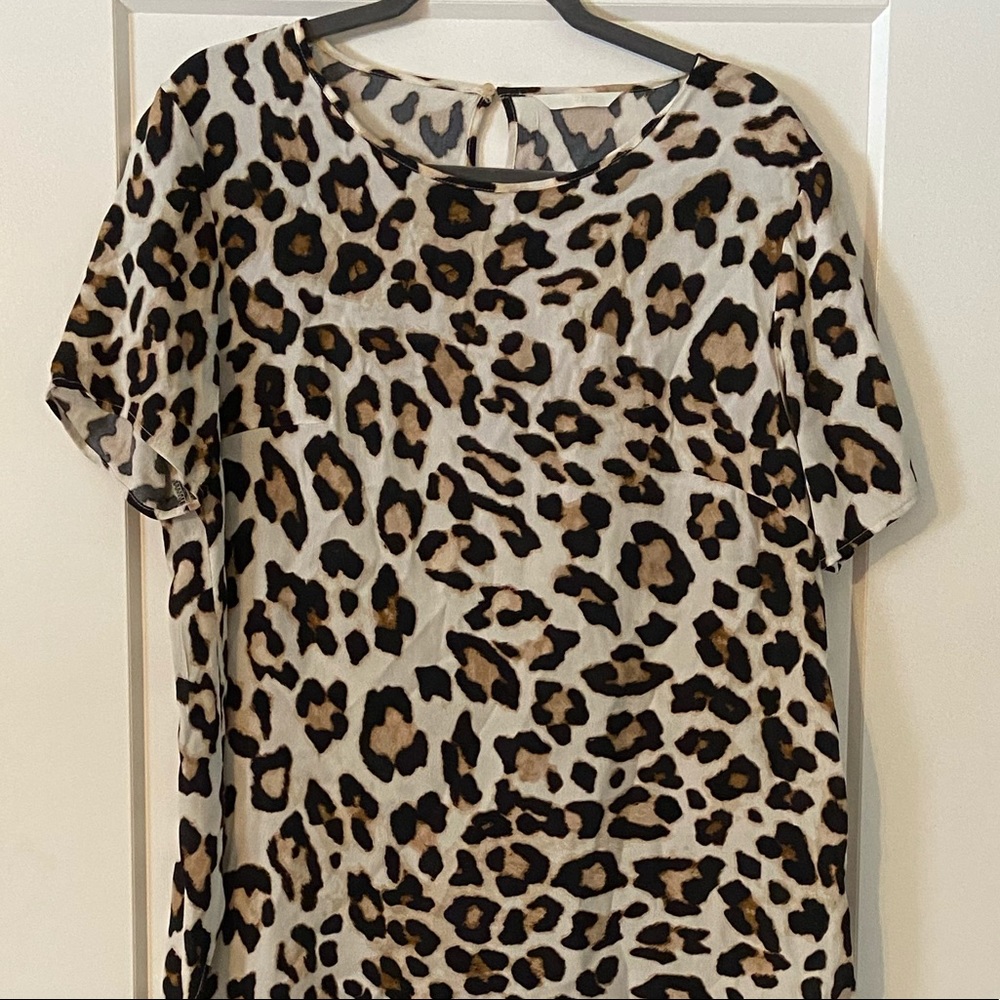 H&M Leopard Print Blouse